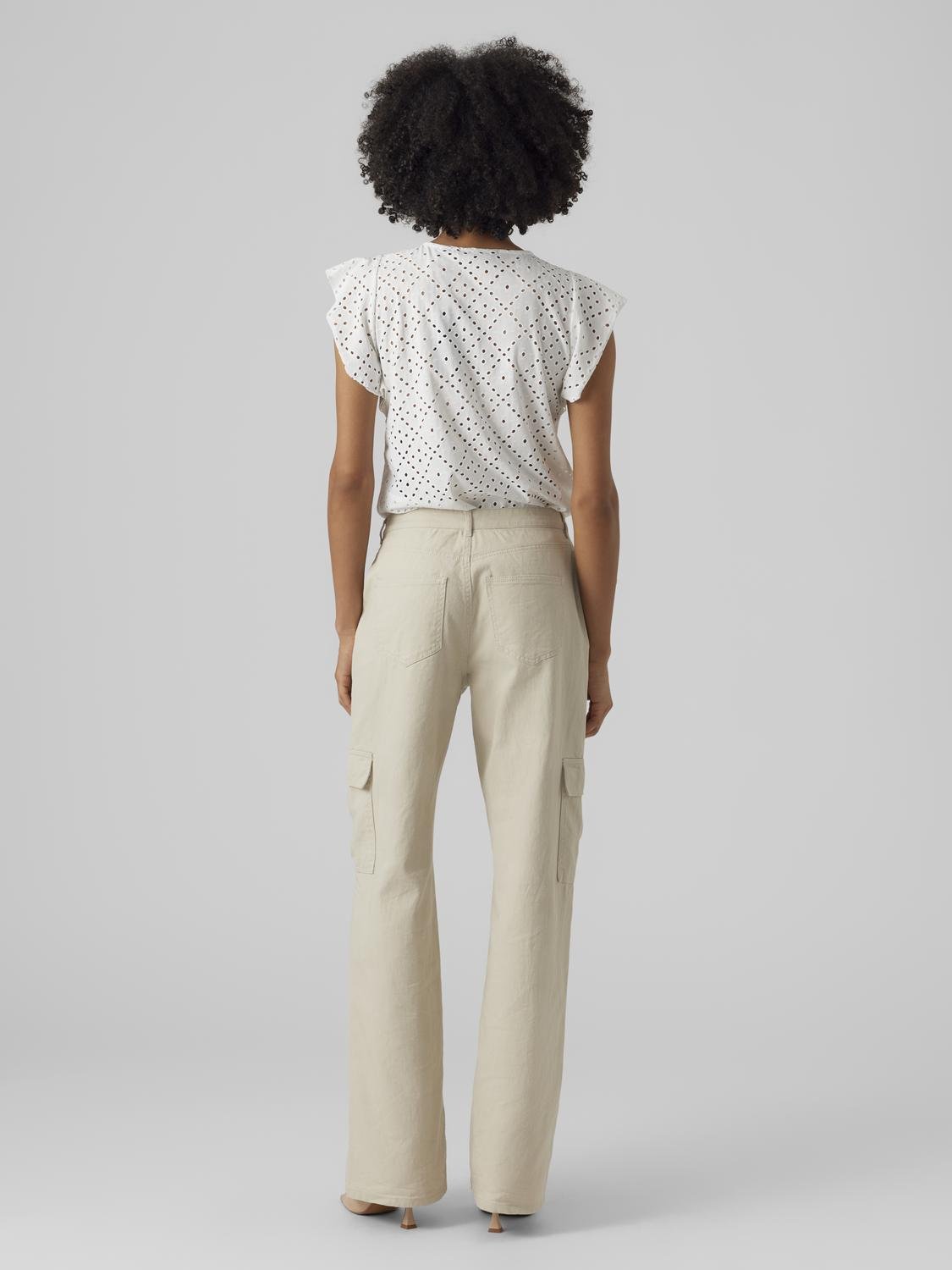 VMTASSA T-Shirt - Snow White - VERO MODA & VILA Bergvik